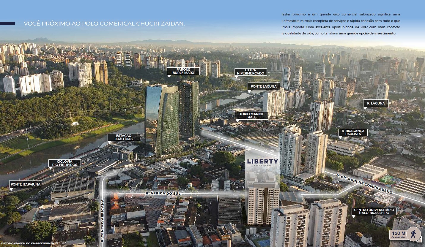 Localização - Liberty Santo Amaro Localização - Liberty Santo Amaro